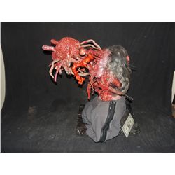 ALIEN EXPLODING MUTANT BRAIN CREATURE FROM HUMAN HEAD BUST OOAK