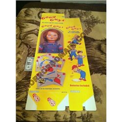 CHILD'S PLAY 2 MINT GOOD GUYS CHUCKY DOLL BOX SCREEN USED ORIGINAL UNFOLDED