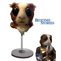 BEDTIME STORIES SCREEN USED & MATCHED GUINNEA PIG MASK HEAD