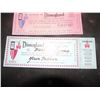 Image 2 : DISNEYLAND #000001 TICKET UNUSED WITH STUB INTACT AND EXTRAS