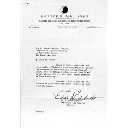 EDWARD V. RICKENBACKER T.L.S.