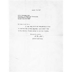 ALBERT EINSTEIN T.L.S.