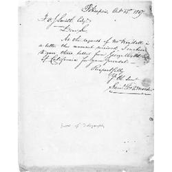 SAMUEL F. B. MORSE A.L.S.