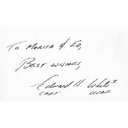 EDWARD H. WHITE SIGNATURE