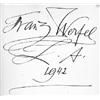 Image 1 : FRANZ WERFEL SIGNED BOOK