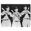 Image 1 : DIMAGGIO, MANTLE AND WILLIAMS SIGNED PHOTO