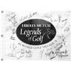 Image 1 : GOLF LEGENDS SIGNED FLAG