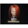 Image 1 : CURSE OF CHUCKY FOOD GUY HEAD WITH LONG UNTRIMMED HAIR HEAVY METAL CHUCKY