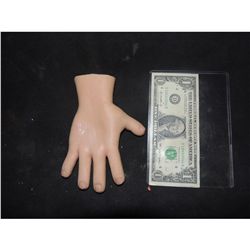 CURSE OF CHUCKY SCREEN USED HERO SILICONE PUPPET RIGHT HAND