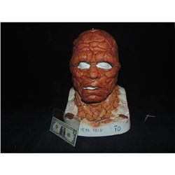 FANTASTIC 4 THING SCREEN USED HERO FULL HEAD WITH FACE ON MICHAEL CHIKLIS LIFE CAST 1