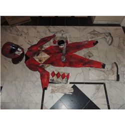 MIGHTY MORPHIN POWER RANGERS SCREEN USED RED RANGER SUIT FROM PILOT COMPLETE