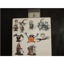 THE NIGHTMARE BEFORE CHRISTMAS LOT OF 100 STICKERS