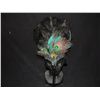 Image 2 : PEACOCK FEATHER MASQUERADE MASK WITH JEWELS