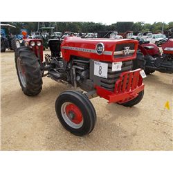 MASSEY FERGUSON 150 FARM TRACTOR, S/N SGW642001682, 3 PTH, PTO, 1 REMOTE, 13.6X28 TIRES