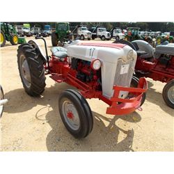 1951 FORD POWERMASTER JUBILEE FARM TRACTOR, S/N 5661437, 3 PTH, PTO, 12.4X28 TIRES