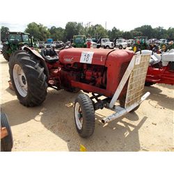 FORDSON MAJOR FARM TRACTOR, S/N 995203, 3 PTH, PTO, 16.9-30 TIRES, 6' ROTARY CUTTER