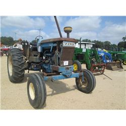 FORD 7700 FARM TRACTOR, S/N C579308, 3 PTH, PTO, 18.4-34 REAR TIRES, METER READING 6,599 HRS