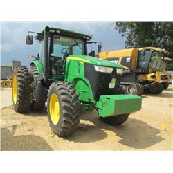 JOHN DEERE 7200R MFWD FARM TRACTOR, S/N 4827 (12 YR) 200 HP, 20 SPEED AUTOQUAD PLUS TRANS, 4 REMOTES