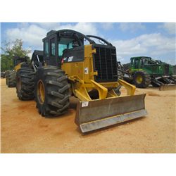 CAT 525C GRAPPLE SKIDDER, S/N 52501167 (11 YR) DUAL ARCH, WINCH, ECAB W/AIR, 30.5-32 TIRES, METER RE