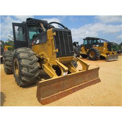 CAT 525C GRAPPLE SKIDDER, S/N 52500927 (10 YR) DUAL ARCH, WINCH, ECAB W/ AIR, 30.5L-32 TIRES, METER 