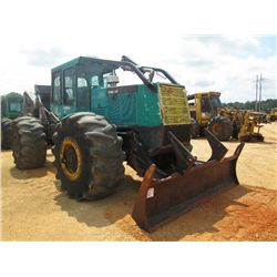 TIMBERJACK 660DG GRAPPLE SKIDDER, S/N 00136, DUAL ARCH, WINCH, ECAB W/ AIR, 30.5L32 TIRES, METER REA