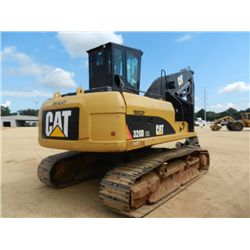 CAT 320DFM TRACK LOG LOADER, S/N GKS00267 (12 YR) 28" TBG, 48" CAB RISER, LIVE HEEL, GROUND SAW HYDS