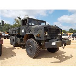 AM GENERAL AM931 6X6 MILITARY CARGO TRUCK, S/N C52502668, CUMMINS ENG, A/T, 14.00R20 TIRES, ODOMETER