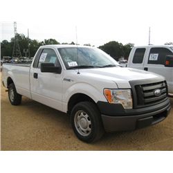 2010 FORD F150 XL PICKUP, S/N 1FTMF1CW9AKA67059, V8, GAS, A/T, ODOMETER READING 43,994 MILES