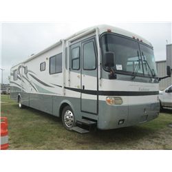 2001 40' ENDEAVOR BY HOLIDAY RAMBLER MOTORHOME, S/N 1RF12061812015293, 330 ISC CUMMINS DSL ENG, A/T,