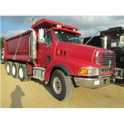 2004 STERLING 9500 TRI-AXLE DUMP, S/N 2FZHAZCY84AN18938, MERCEDES BENZ DIESEL ENG, 8LL TRANS, 46K RE