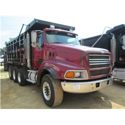 2000 STERLING TRI-AXLE DUMP, S/N 2FZXFX7B3YAB40769, CAT DIESEL ENG, 8LL TRANS, 46K REARS, 20K FRONT,
