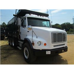 2000 FREIGHTLINER FL112 TRI-AXLE DUMP, S/N 1FYXTWEB1YHG72320, C12 CAT DIESEL ENG, 8LL TRANS, 46K REA