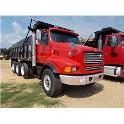 1999 STERLING TRI-AXLE DUMP, S/N 2FZXKPYBXXAA33437, DETROIT S60 DIESEL ENG, 10 SPD TRANS, 40K REARS,