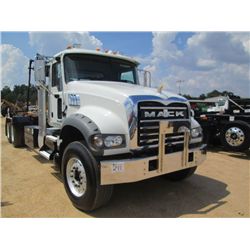 2014 MACK GU713 T/A ROLL OFF, S/N 1M2AX04C0EM019065, MACK MP7 405M ENG, T310M TRANS, 44K REARS, 18K 