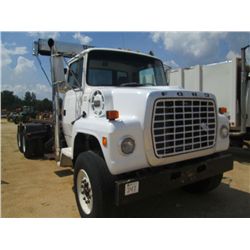 1994 FORD L9000 T/A ROLL OFF, 1FDZW82E1RVA26308, CUMMINS, A/T, 40K REARS, 18K FRONT, GALBREATH 60K H