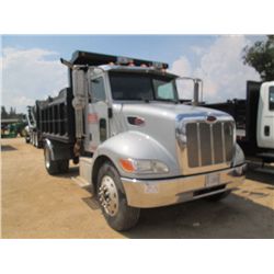 2007 PETERBILT 335 S/A DUMP, S/N 2NPLHD7X37M736646, C7 CAT DIESEL ENG, 10 SPD TRANS, 21K REARS, 12K 