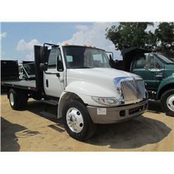 2008 INTERNATIONAL 4200 S/A FLATBED DUMP, S/N 1HTMPAFM78H546212, INTL VT 365 DIESEL ENG, 6 SPD TRANS