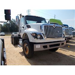2011 INTERNATIONAL 7600 SBA 6X4 T/A TRUCK TRACTOR, S/N 1HSGSSJR1BJ440346, INTL MAX FORCE DIESEL ENG,