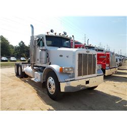 1999 PETERBILT 379 T/A TRUCK TRACTOR, S/N 1XPFD69X9D471843, CUMMINS N14 DIESEL ENG, 10 SPD TRANS, 40