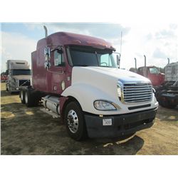 2005 FREIGHTLINER T/A TRUCK TRACTOR, S/N 1FUJA6CK15LU66312, DETROIT SERIES 60, 10 SPD, 40K REARS, 12