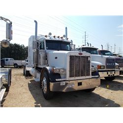 2004 PETERBILT 378 T/A TRUCK TRACTOR, S/N 1XPFDB9X54N836159, CAT C15 ENG, 10 SPD TRANS, 38K REARS, 1