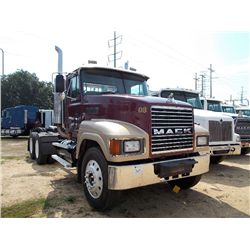 2001 MACK CH613 T/A TRUCK TRACTOR, S/N 1M1AA18Y21W135710, MACK E7 460 DIESEL ENG, 8LL TRANS, 44K REA