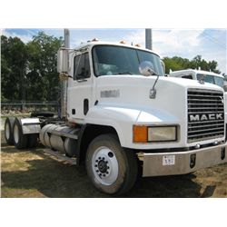 1996 MACK CH613 T/A TRUCK TRACTOR, S/N 1M1AA18Y5TW062464, 427HP E-7 MACK ENG, 10 SPD TRANS, 38K REAR