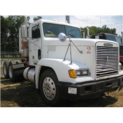 1996 FREIGHTLINER FL120 T/A TRUCK TRACTOR, S/N 1FUYDSYB6TH859021, CAT DIESEL ENG, 10 SPD TRANS, 38K 
