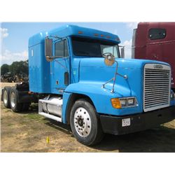 1998 FREIGHTLINER T/A TRUCK TRACTOR, S/N 1FUYDWEB2WL949070, CAT DIESEL ENG, 9 SPD TRANS, 40K REARS, 