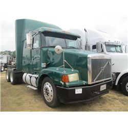 1996 VOLVO T/A TRUCK TRACTOR, S/N 4V4WDBRH6TN703830, DETROIT DIESEL ENG, 18 SPD TRANS, ENGINE BRAKE,