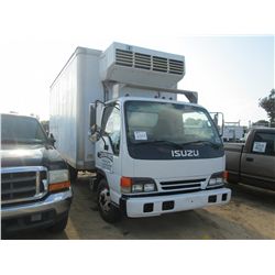 2001 IZUZU REEFER VAN, S/N JALC4B14317003951, DIESEL ENG, A/T, 16' KIDRON BODY, ODOMETER READING 168