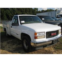 2000 GMC 2500 SERVICE TRUCK, S/N 1GDGC24R4YR227723, GAS ENG, A/T, TOOL BODY