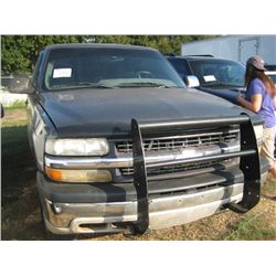 2001 CHEVROLET 271 4X4 CREW CAB PICKUP, S/N 1GCEK197912103093, GAS ENGINE, A /T