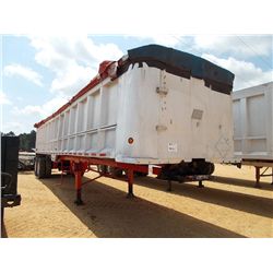 1997 EAST T/A 45' DUMP TRAILER, S/N 1E1F9U280VRB22506, 11R24.5 TIRES